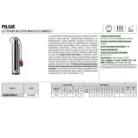 Elettropompa sommersa con gallegiante elettrico Pulsar 50/50 MA 1,36HP 104160060