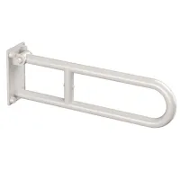 830AB-I-B Barra ribaltabile con bloccaggio - cm 83 - serie verniciata antibatterica bianca 830-I-B