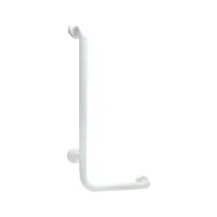 Maniglione angolare - 350x670 mm con montante sx, verniciato bianco MAS-I-B
