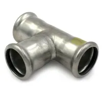 Tee femmina ø35 Inox 316L a pressare GAS 182035000G - -  RACCORDERIE METALLICHE - -  