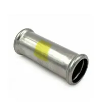 Manicotto passante ø28 Inox 316L a pressare GAS 183028001G - -  RACCORDERIE METALLICHE - -  