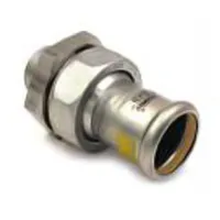 Bocchettone sede piana filetto M ø18 x 1/2"M GAS 184018002IG - -  RACCORDERIE METALLICHE - -  