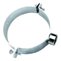 Collare ø200 per fissaggio tubo polietilene con dado puntato ø1/2" 262200000