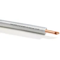 Tubo di rame CUPEX GEL SILVER  ø3/4" x 1 (d. 19,05 mm) isolato da una guaina - Spessore nominale isolante 9 mm (prezzo a metro - minimo acquistabile 50 metri e multipli)
