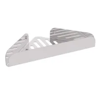Filo griglia angolare doccia porta sapone / shampoo inox spazzolato 50034.32 - -  LINEABETA - -  