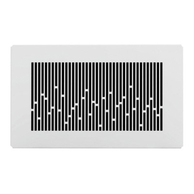 Griglia Valsir AriaSilent Urban bianca 280x160 mm per sistemi di VMC (Ventilazione meccanica controllata) VS0435401