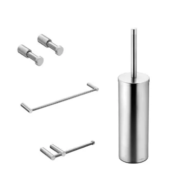 Cosmic Logic set accessori bagno 5 pz inox satinato (su ordinazione: tempi di fornitura di circa 2 settimane) 3140856