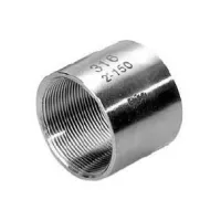 Manicotto 1" AISI304L- ISO4144 da tubo senza saldatura 268100304L - -  RACCORDERIE METALLICHE - -  
