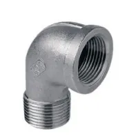 Gomito 90° MF 1/2" AISI316 - ISO4144 092102316L - -  RACCORDERIE METALLICHE - -  