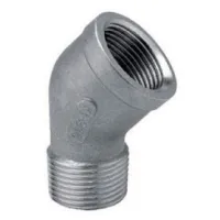 Gomito 45° MF 1/2" AISI316 - ISO4144 122102316L - -  RACCORDERIE METALLICHE - -  