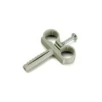 Collare nylon doppio ø22 per fissaggio tubo rame 270220200