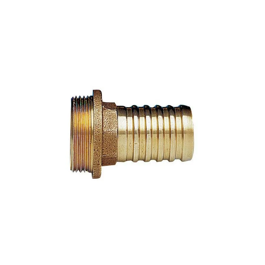Raccordo portagomma tipo Roma ø1/2" x 15, sabbiato H0523S67