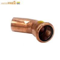 Curva 45° MF ø18 AESPRES GAS in rame a pressare 681018451G - -  RACCORDERIE METALLICHE - -  