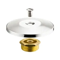 Tappo copriforo con rosone in ottone cromato - Misura 1/2" 06700400CR 