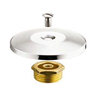 Tappo copriforo con rosone in ottone cromato - Misura 1/2" 06700400CR 