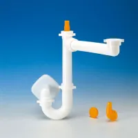 SPAZIO 1 sifone per lavelli ad una vasca con raccordo 1"1/2 tubo scarico ottone ø 40 9.1279.06