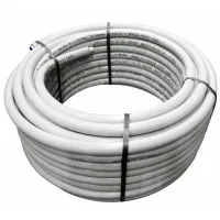 Tubo multistrato PE-Xb ø16 x 2 Mixal isolato con guaina autoestinguente grigio - Spessore isolamento 6 mm (prezzo al metro - minimo acquistabile 50 metri)