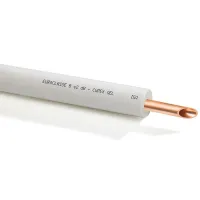 Tubo di rame preisolato CUPEX GEL ø1/2" x 1 (d. 12,70 mm). Rivestito con guaina. Spessore nominale isolante 11 mm (prezzo a metro - minimo acquistabile 50 metri e multipli)