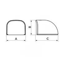 Tappo di chiusura Optima TC102 - OPT colore bianco 11106040