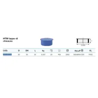 Triplus HTM tappo di chiusura in PP ø50 mm VS0650953