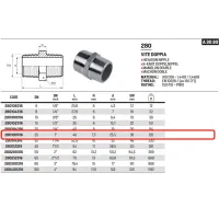 Vite doppia inox 316 ø1"M 280100316
