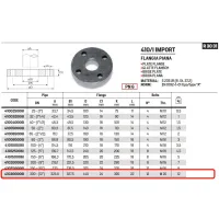 Flangia piana PN6 DN300 ø12" 410300006I - -  RACCORDERIE METALLICHE - - 410300006I