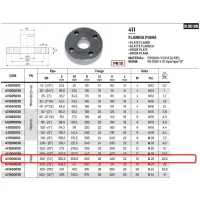 Flangia piana PN10 DN350 ø14" 411350010