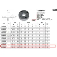 Flangia piana PN10 DN300 ø12" 411300010I - -  RACCORDERIE METALLICHE - - 411300010I
