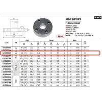 Flangia piana PN40 DN25 ø1" 411025010I - -  RACCORDERIE METALLICHE - - 411025010I
