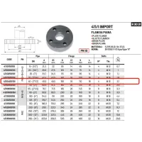 Flangia piana PN40 DN40 ø1"1/2 411040010I - -  RACCORDERIE METALLICHE - - 411040010I