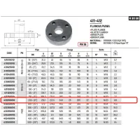 Flangia piana PN16 DN200 ø8" 412200016