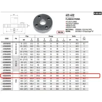 Flangia piana PN16 DN250 ø10" 412250016