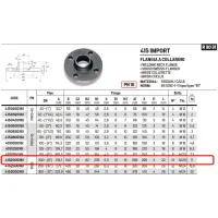 Flangia a collarino PN10 DN200 ø8" 415200016I - -  RACCORDERIE METALLICHE - - 415200016I