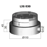 Light base per fissaggio a pavimento per art. 031-032 LIG030 - -  PAFFONI - -  