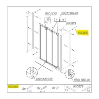 Sacchetto viti fissaggio a muro per Open Suite RIC880 - -  SAMO - -  