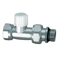 1415 - Detentore diritto cromato attacco tubo ferro - Misura 1/2" 1415 12