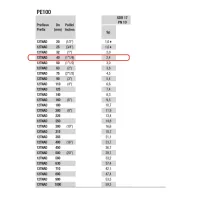 Tubo in polietilene ad alta densità PE100 Nadir ø40 (diam.est.) PN10 SDR17 - Rotolo da 100 metri (prezzo al metro - acquisto minimo di 100 metri o multipli) 12TNAD04010 12TNAD04010