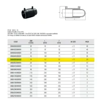 3006 Tappo ø50 fine linea PE100 - S5 Gas - PN 16 20°C elettrosaldabile 3006050000001