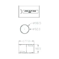 Raccordo Comfotube ø90 mm 990328109