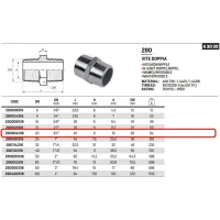 Vite doppia 3/4" AISI316 - ISO4144 280304316L - -  RACCORDERIE METALLICHE - -  