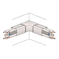 Angolo interno 65x50 mm compatibile con canaline EVA e SONIA 00000012781