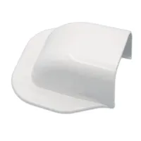 Curva a muro 65x50 mm compatibile con canaline EVA e SONIA 00000012801