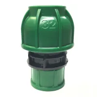 Raccordo femmina manicotto con ghiera girevole folle da 1" con OR + giunto a compressione da 32mm IG42520D0N32D