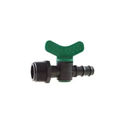 Rubinetto da 16 mm per irrigazione a goccia per filetto maschio da 3/4" IVVMP27M0N16C