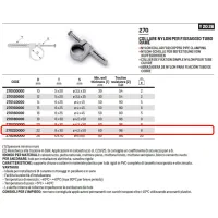 Collare nylon ø22 mm per fissaggio tubo rame 270220000