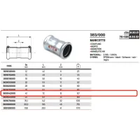 Manicotto ø42 a pressare 383042000