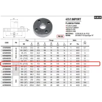 Flangia piana PN16 DN65 ø2"1/2 411065010I - -  RACCORDERIE METALLICHE - - 411065010I