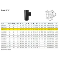 Braga 88°30' polietilene PEHD ø50 mm VS0312005
