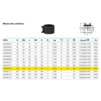Manicotto elettrico ø160 mm polietilene PEHD VS0350015