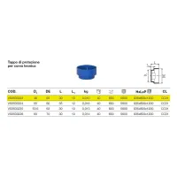 Tappo di protezione ø46 per curva tecnica HTSW VS0503222 - -  VALSIR - -  